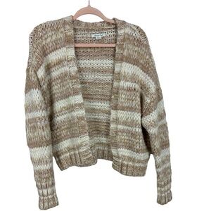 American Eagle Chunky Knit Open Front Cardigan Sweater S